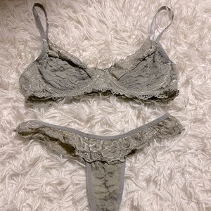 SHEIN - Gray Lingerie Set